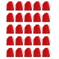 thumbnail image 1 of JIAHAOO Jewelry Gift Bags Red Velveteen with Drawstring 7x9cm 50 Pack for Pocket Watches Chains Rings Earrings, 1 of 8