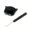 thumbnail image 1 of JIAHAOO Joystick Analog Controller Replacement Black High Quality Replaces Unresponsive Fix Controls with Screwdriver for PSP 1000, 1 of 8