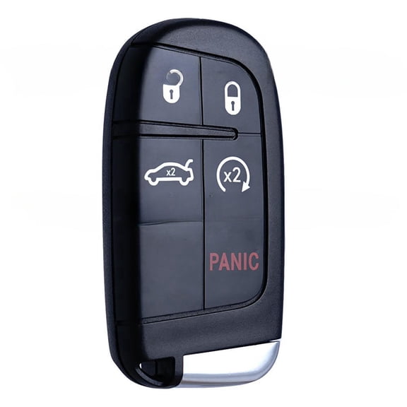 JIAHAOO Key Fob Replacement For Charger Journey 2011 2012 2013 2014 2015 433MHz Remote Black 5 Buttons FCC M3N-40821302