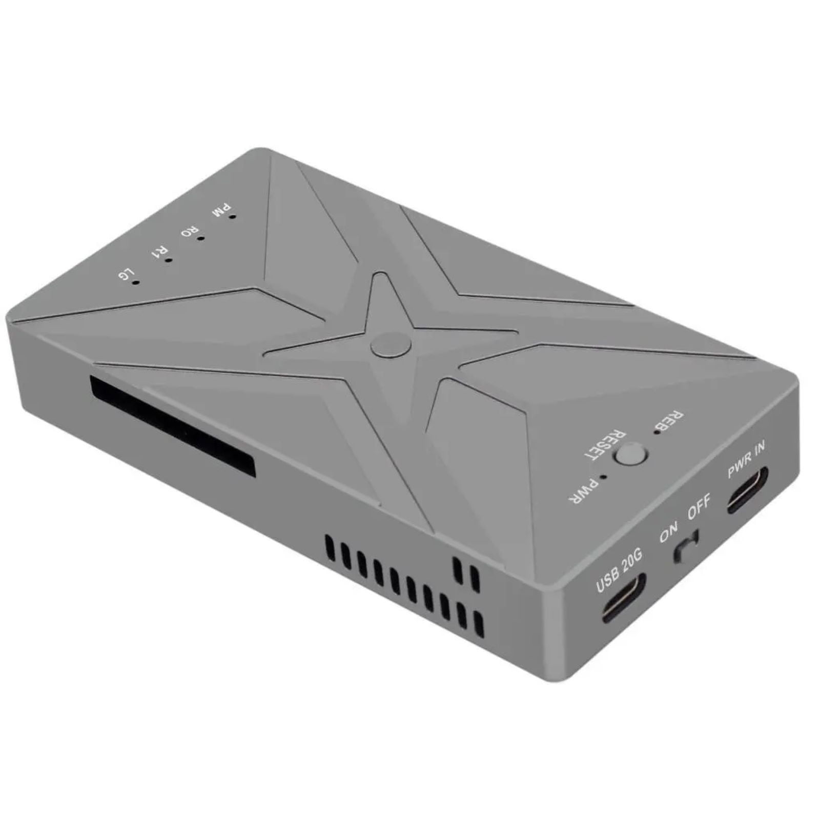 JIAHAOO M 2 NVME SSD Enclosure With RAID0 RAID1 Modes For High Speed And Secure Data Management
