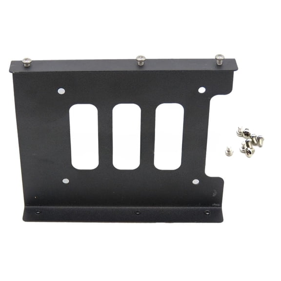 JIAHAOO Mounting Kit for 2.5 inch SSD HDD to 3.5 PC Bay Aluminum Rack Fast Heat Dissipation Includes Screws Simple Install Reliable