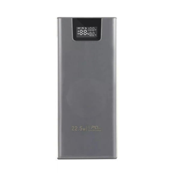 JIAHAOO Multi Port 18650 Battery Power Bank Shell QC3.0 PD3.0 Fast Charging for Phones Tablets and Devices Digital Voltage Current Meter