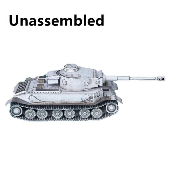 JIAHAOO New Armored Vehicle VI Tiger (P) Paper Model Set, Perfect for Hobbyists and Enthusiasts