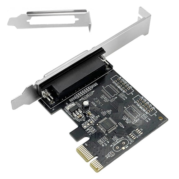 JIAHAOO PCI-Express Parallel Port SPP EPP ECP Fits PCI-e x1 x4 x8 x16 Slots Connects Legacy Devices in Modern PCs Use