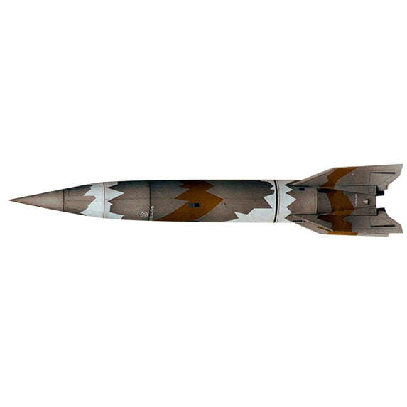 JIAHAOO Paper Rocket Model Kit V1 V2 Unassembled DIY Scale Collectible Military History Hobby 36/58CM Cardboard Reinforcement Project
