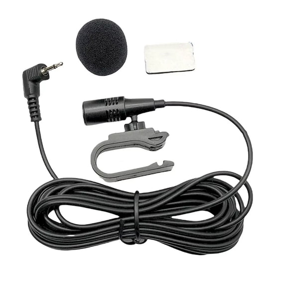 JIAHAOO Pioneer Car Radio Microphone 3M Cable 2.5mm Plug Electret Condenser High Sensitivity Anti Noise Anti Jamming for All Occasions