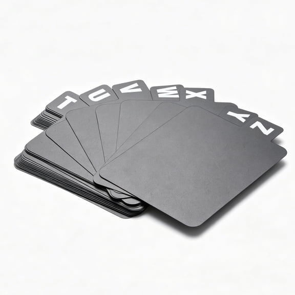 JIAHAOO Plastic Record Dividers With Bold A-Z Lettering For Vinyl Albums Cd Dvd Book Office File Organization Application