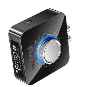 JIAHAOO Portable Bluetooth Adapter for TV, Stereo, Car Audio RX/TX Modes, Long Battery Life, USB/TF Supported