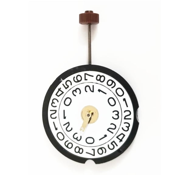 JIAHAOO Precision Quartz Watch Movement for Watchmaking Features Big Date Display at 3:00, 3mm Thick