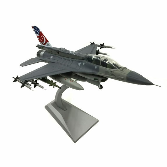 JIAHAOO Premium Composite F 16D Fighting Falcon Model for Aviation Collectors and Retro Decor Lovers