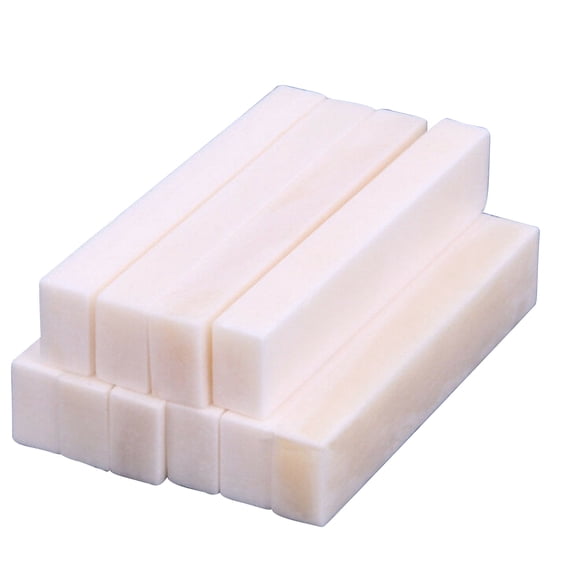 JIAHAOO Professional-Grade Buffalo Bone Guitar Bridge Saddles for Acoustic Instruments Ensures Optimal Sound Output