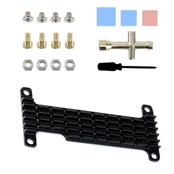 JIAHAOO Quality Heatsink Replacement for Raspberry Pi Zero, Designed for Fanless Operation, Enhances Heat Dissipation