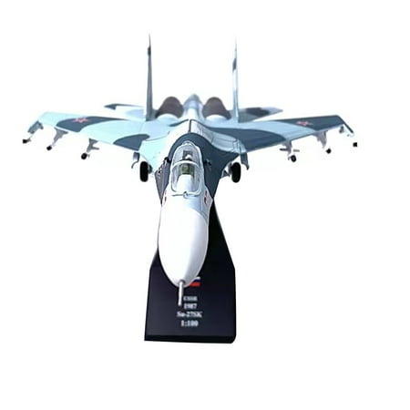 JIAHAOO Quality SU-27 Aircraft Model for Enthusiasts - Accurate Scale, Retro Elegance for Home or Office Display