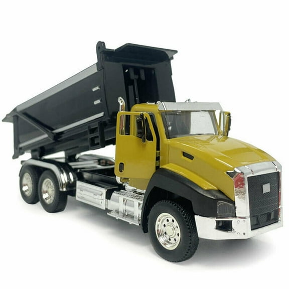 JIAHAOO Quality Simulated Alloy Truck Model Durable & Safe, Moveable Hopper Gift for Kids & Craft Decor