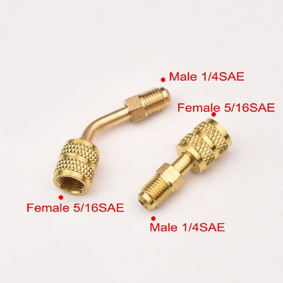 JIAHAOO R410A AC Adapter For Mini Split Systems, Brass Leak-Proof Connector For A2L Refrigerant HVAC Equipment