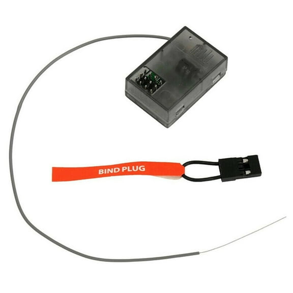 JIAHAOO Race Receiver with DSM2 Modulation for RC Vehicles 2.4GHz Band, 3 Channels, Ideal for Competitive Racing
