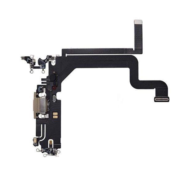 JIAHAOO Replacement Charging Port Connector Dock for Phone 14pro max New Easy To Install High Quality Black Repair
