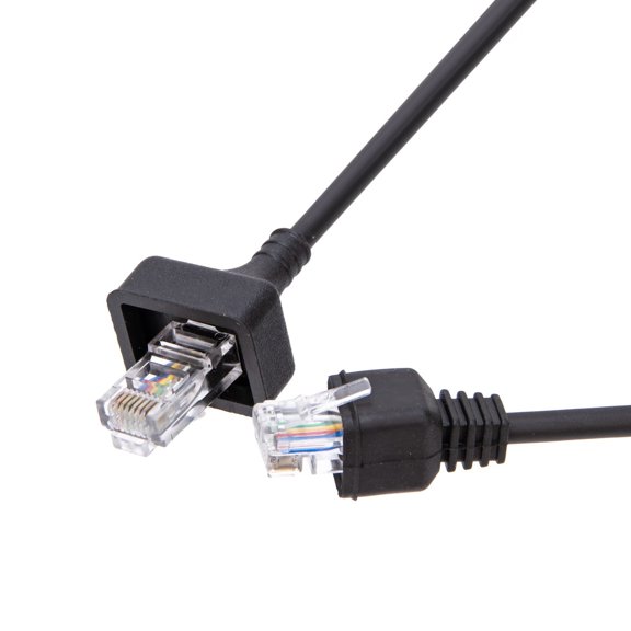 JIAHAOO Rj45 8 Pin Microphone Cord Black Color Stable Signal Simple Use For Tk-780 Tk-785 Tk-8100 Tk-8150 Radios