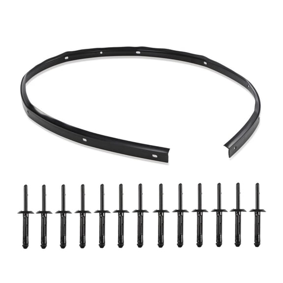 JIAHAOO Rubber Bumper Hood Seal and Rivets for Challenger 2008 2022 OEM 68051392AA AB Great Quality Direct Replacement Kit