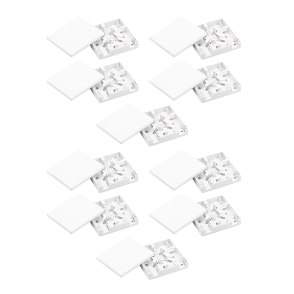 JIAHAOO SC Fiber Optics Termination Box 86 Type 2 Ports Distribution FTTD FTTH Indoor Easy to Install Protect Fibers Easy Operation