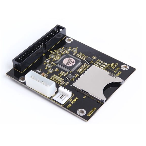 JIAHAOO SD to IDE Hard Disk Converter, Low Power Consumption, Supports Large SD Cards for DIY Computer Projects
