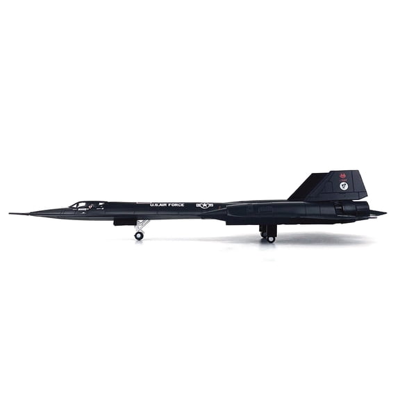 JIAHAOO SR-71 Blackbird Strategic Recon Model 1:144 Alloy Plastic US Air Force for Aircraft Collection Home Decor Holiday Souvenir Use