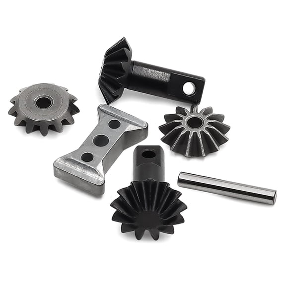JIAHAOO Steel Output Spider Gears Differential Gear Set with Shaft Carrier Support for TRAXXAS Revo ERevo Summit T EMaxx 5382X