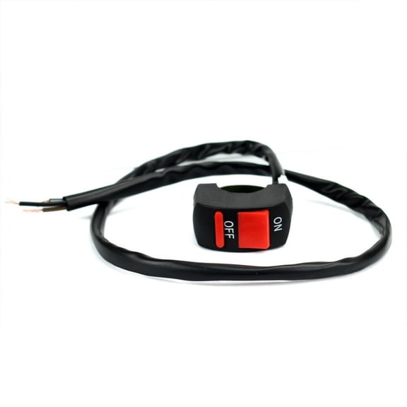 JIAHAOO Stylish Red Button Kill Switch for Off-Road Vehicles for Pit Bike & Scooter Applications