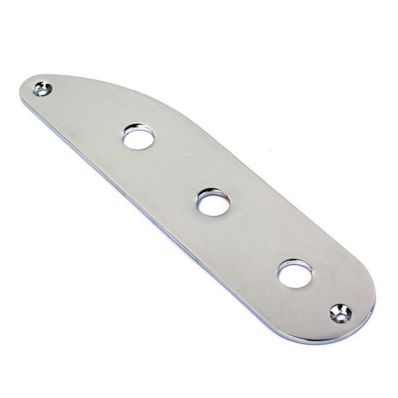 JIAHAOO Tele Style Replacement Guitar Control Plate Lightweight Iron Smooth Edge with Screw Holes Easy to Carry Use Durable
