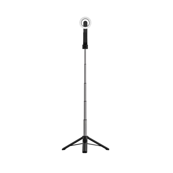 JIAHAOO Tripod Selfie Stick with Magnetic Quick Release and Remote for Phone 12+ Extendable Aluminum Alloy 180 360 Adjust