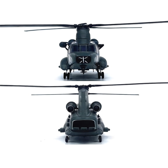 JIAHAOO Us Special Forces Mh-47G Chinook Helicopter 1:72 Scale Model For Military Display Collection Hobby