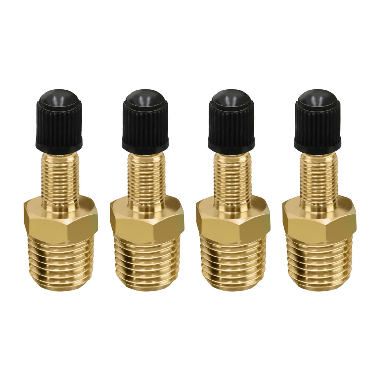 JIAHAOO Valve Adapter 1/4 NPT for Tire Inflation Solid Brass ...