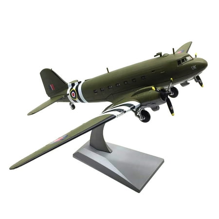JIAHAOO WWII Douglas C-47 Transport 1 100 Scale Aircraft Alloy Model for Collectors Aviation Enthusiasts Static