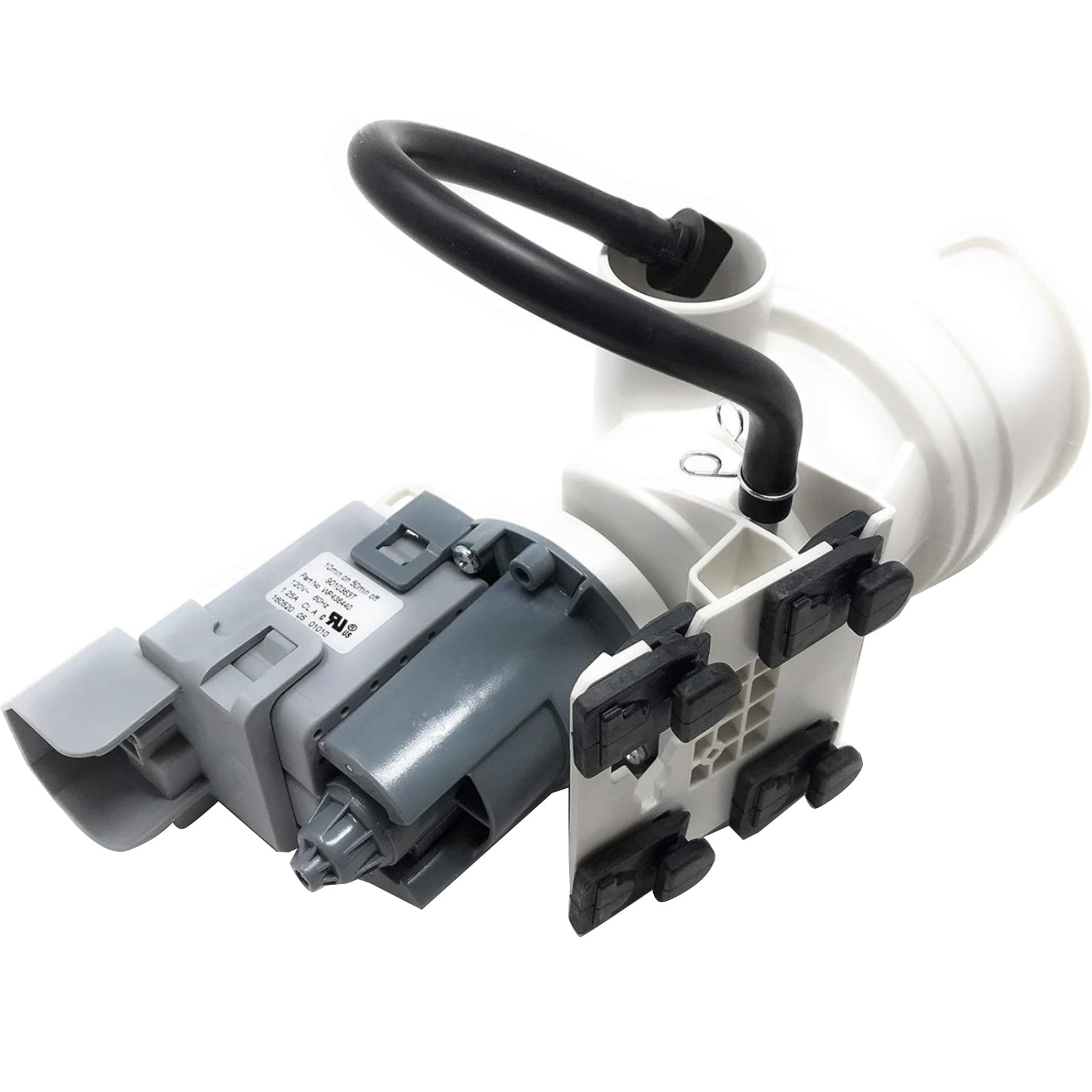 JIAHAOO Washing Machine Drain Pump 120V 60Hz for WFMC WFVC Series AP3764202 for Whirlpool Kenmore Maytag Amana Roper