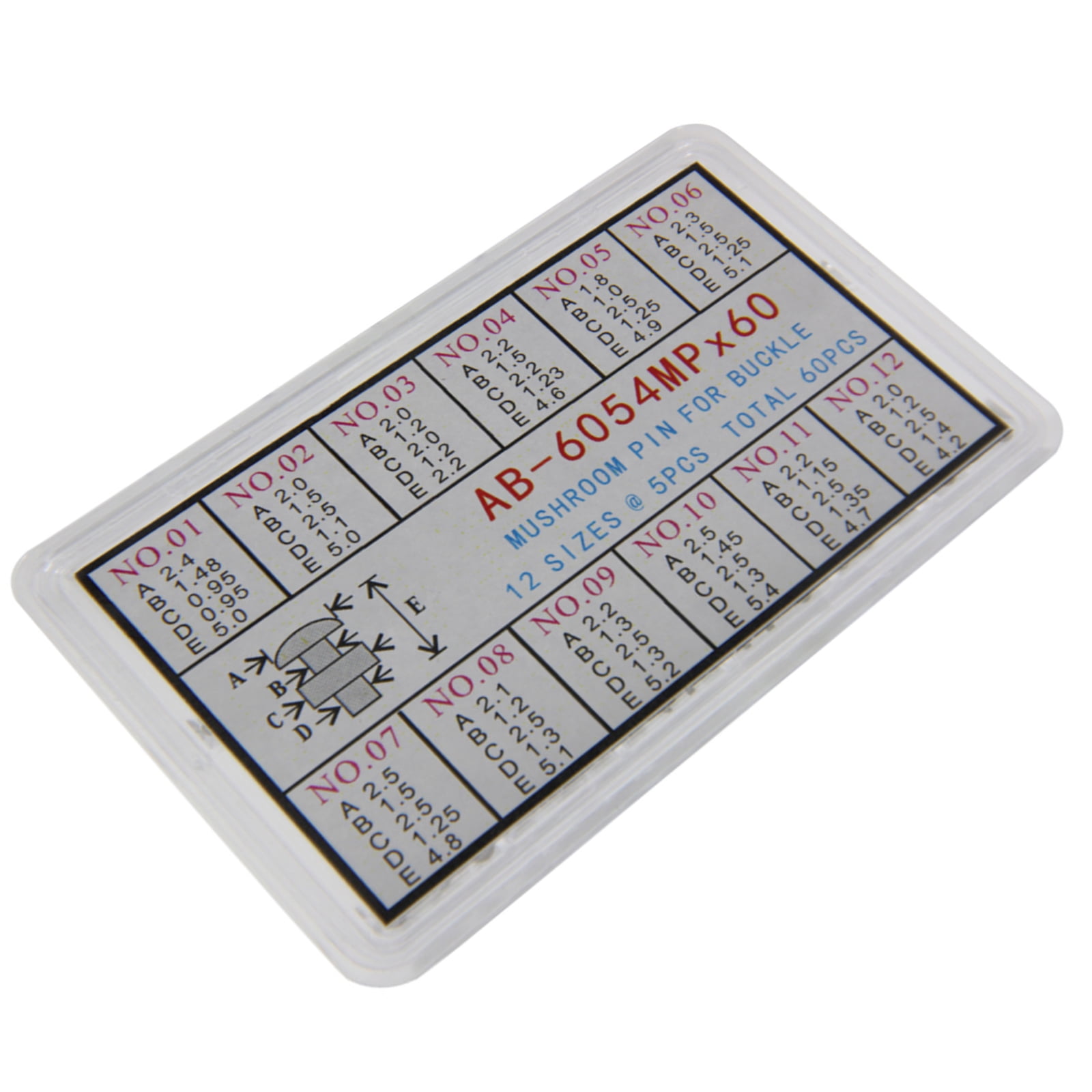 JIAHAOO Watch Clasp Center Locking Pins 12 Sizes Available for Fixing ...