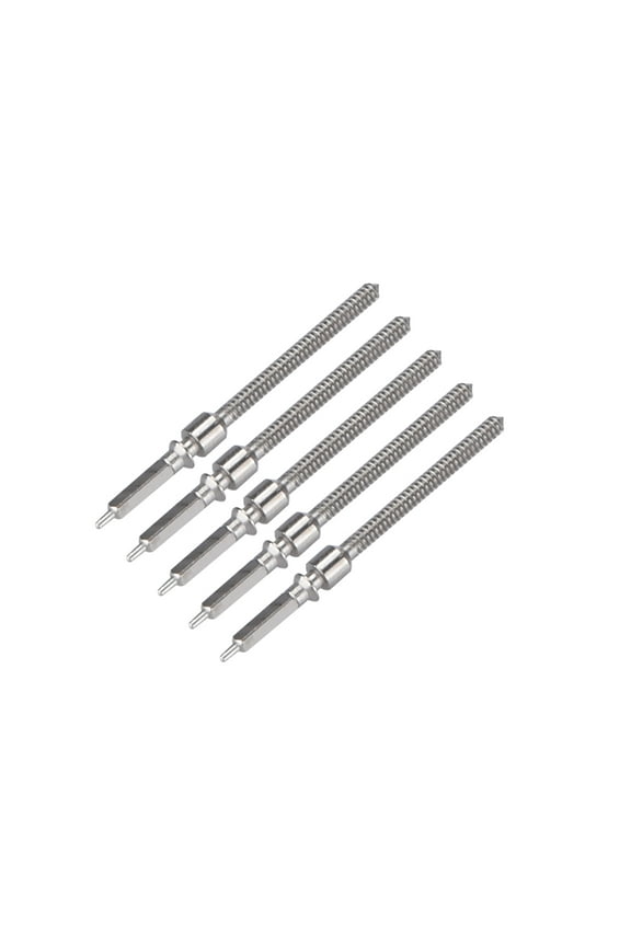 Winding Stems 5PCS Steel Watch Repair Parts Easy Install Durable Replacement Restore Function for Seagull ST1902 ST1901