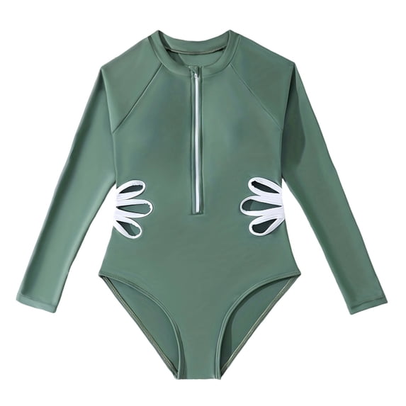 JIAHONG Bathing Suit Girls 12-14 , Upf 50+ Sun Protection Swimwear Quick Dry Swimwear Floral Bathing Suits