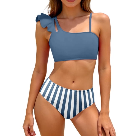 JIAHONG Bathing Suit for Girls 6-7 , Kids Rash Guard Swimsuit Quick Dry Summer Beach Athletic Swimwear Tropical Swimsuits Ruffle Girls' Swimwear