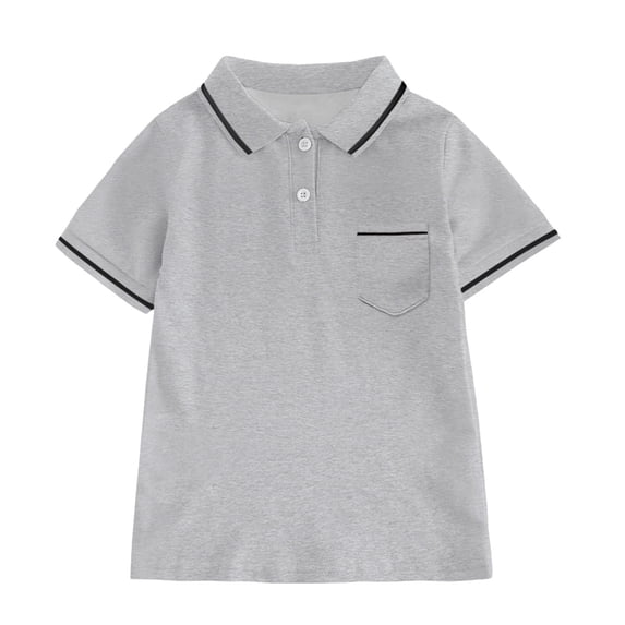 JIAHONG Boys Fashion T Shirts Graphic Print Round Neck Short Sleeve Loose Preppy Clothes Summer School Clothes for Boys,Light Gray,13-14 Years