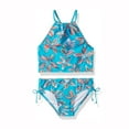 thumbnail image 1 of JIAHONG Girl Swimsuit, Girls Rash Guard Bathing Suits Quick Dry Swimsuit for Beach Pool Floral Girls Summer Bathing Suit, 1 of 3