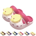 thumbnail image 1 of JIAHONG Toddler Kids Sandals Boys Girls for Glowing Rabbit Shoes Cartoon Slides on Lightweight Beach Pool Quick Dry, White, 1 of 5