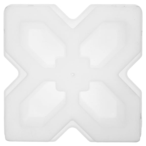 NUOLUX Concrete Brick Mold Pavement Stone Mold Plastic 1Set 11.8x11.8x2.4in