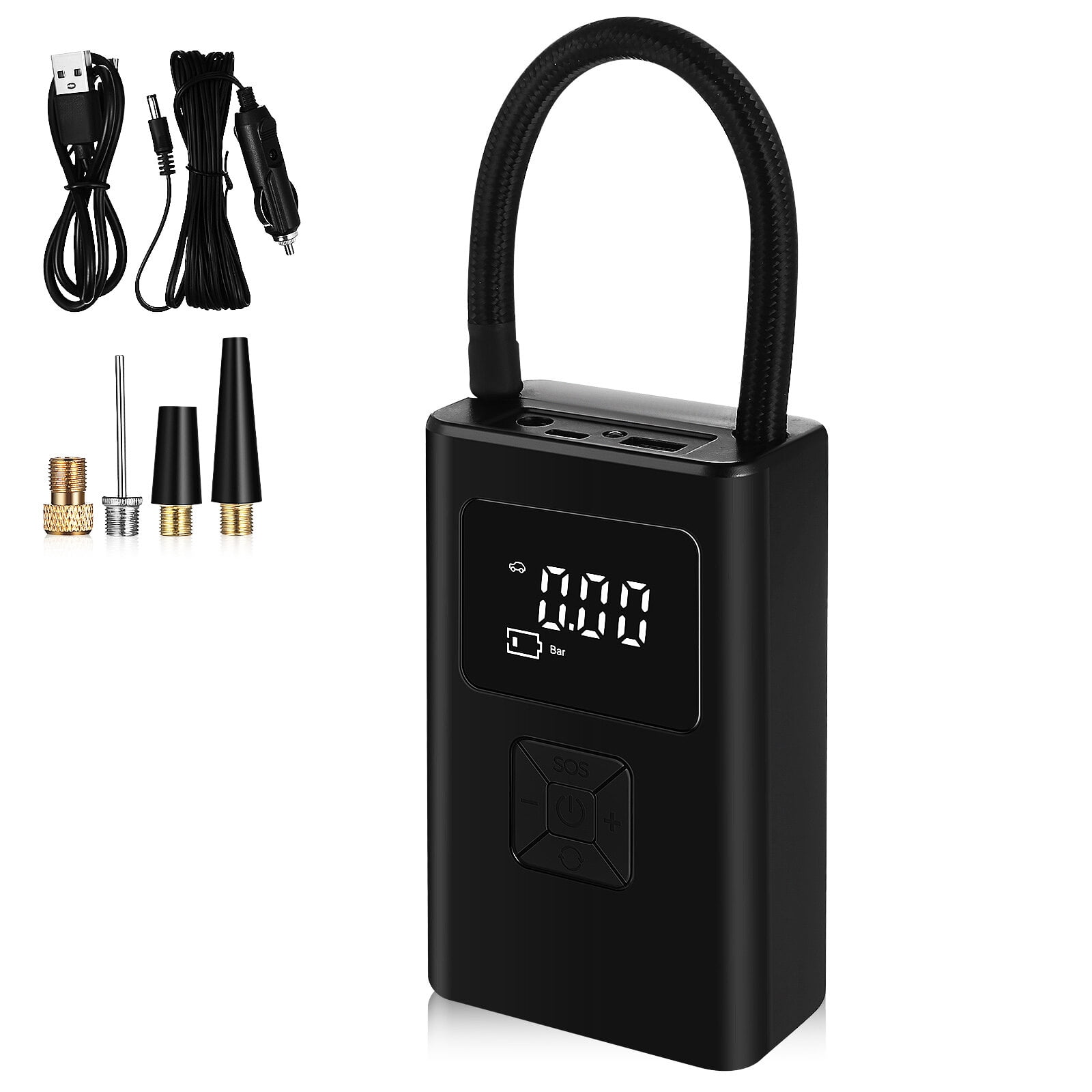 JIAHUI Tire Inflator Portable Air Compressor, 150 PSI Electric Air Pump