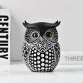 JIALINXIA Black Owl Ornament, Resin Statue Animal Craft, for TV
