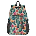 thumbnail image 1 of JIALIOU 14" Laptop Backpack Waterproof Airline Approved Stylish Casual Daypack for Travel Business College Work, Cactus and Desert Flower, 1 of 8