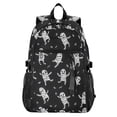 thumbnail image 1 of JIALIOU 14" Laptop Backpack Waterproof Airline Approved Stylish Casual Daypack for Travel Business College Work, Cartoon Mummy Dance, 1 of 8