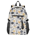 thumbnail image 1 of JIALIOU 14" Laptop Backpack Waterproof Airline Approved Stylish Casual Daypack for Travel Business College Work, Circle and Dot Doodle, 1 of 8