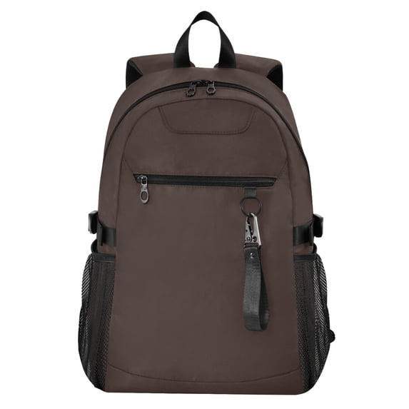 JIALIOU 14" Laptop Backpack Waterproof Airline Approved Stylish Casual Daypack for Travel Business College Work, Coffee Brown