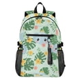 thumbnail image 1 of JIALIOU 14" Laptop Backpack Waterproof Airline Approved Stylish Casual Daypack for Travel Business College Work, Cute Elephant Head and Plant, 1 of 8