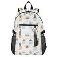 thumbnail image 1 of JIALIOU 14" Laptop Backpack Waterproof Airline Approved Stylish Casual Daypack for Travel Business College Work, Desert Plants in Pots, 1 of 8